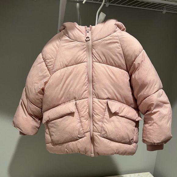 Zara Jackets & Coats Zara Baby Girl Pink Puffer Coat Poshmark